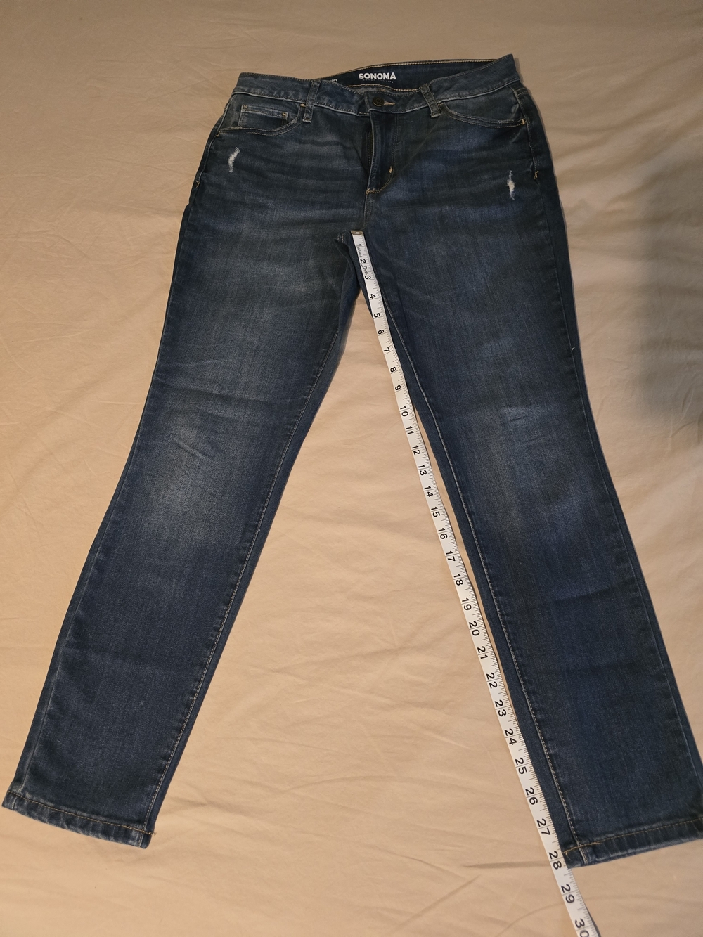 SONOMA Indigo Blue Straight-Leg Jeans